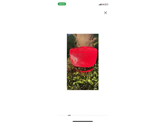 Louis Vuitton Saint Jacques Epi Pelle Rossa Rosso - vista 2