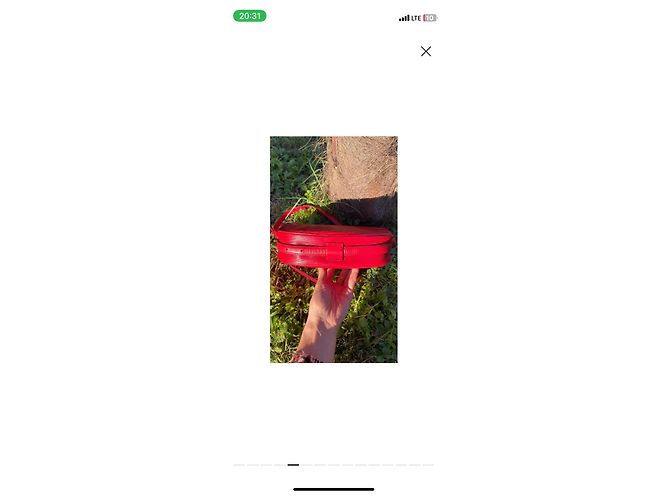 Louis Vuitton Saint Jacques Epi Pelle Rossa Rosso - vista 4
