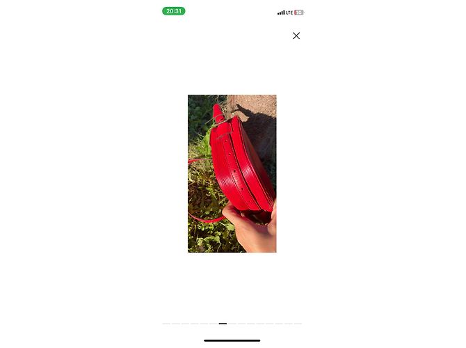 Louis Vuitton Saint Jacques Epi Pelle Rossa Rosso - vista 6