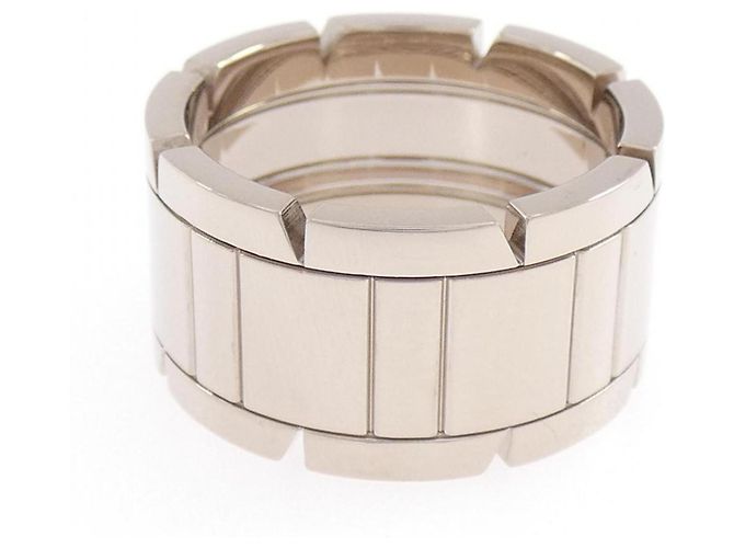Anello Tank Française Large Band in oro bianco (18K) Cartier - vista 2