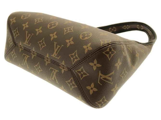 Borsa a spalla Louis Vuitton Monogram The Drop PM Marrone Nero Monogramma - vista 3