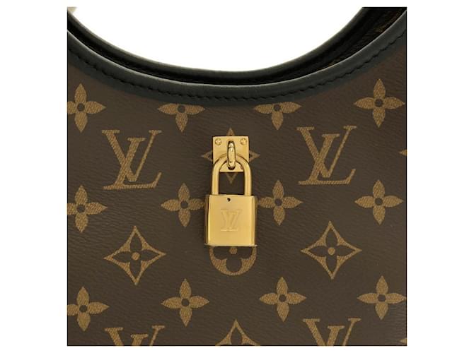 Borsa a spalla Louis Vuitton Monogram The Drop PM Marrone Nero Monogramma - vista 4