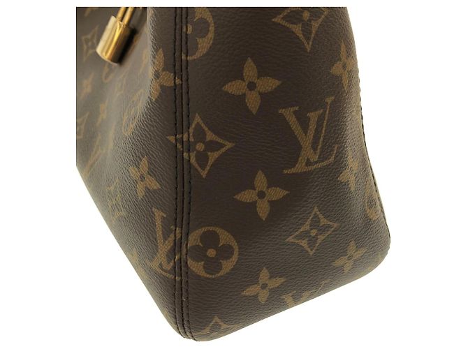 Borsa a spalla Louis Vuitton Monogram The Drop PM Marrone Nero Monogramma - vista 5
