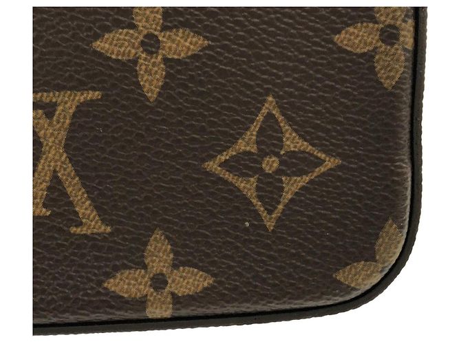 Vivienne Louis Vuitton Monogram Pochette Felicie M80859 Marrone Monogramma - vista 5