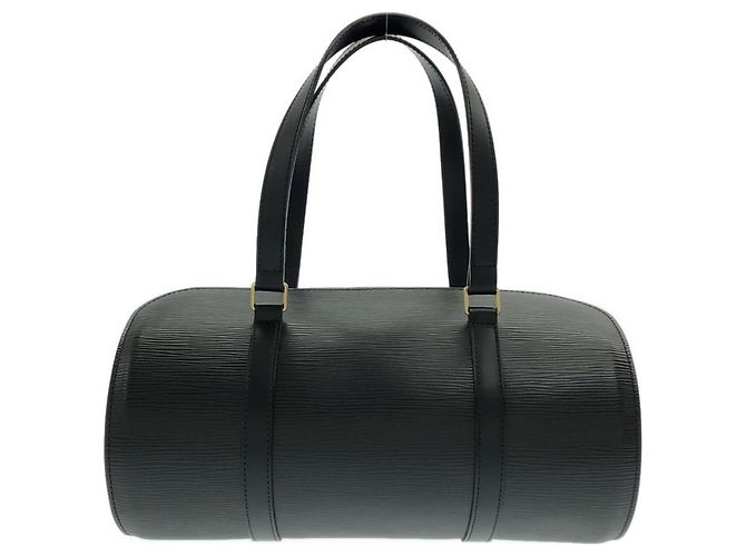 Borsa Louis Vuitton Epi Soufflot Nero - vista 2