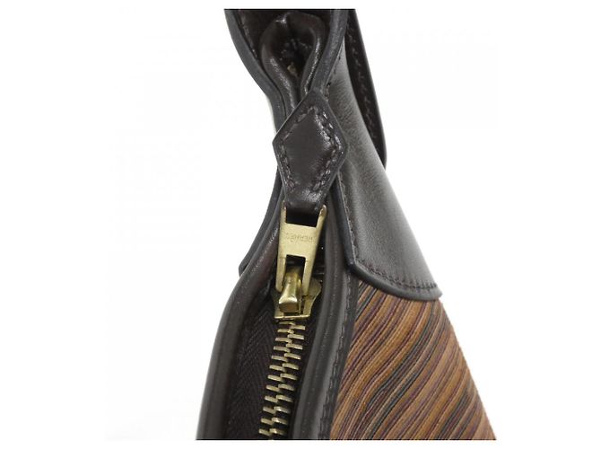 Hermès Borsa a tracolla Hermes Trim 2 35cm Cioccolato - vista 5