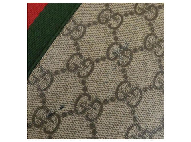 Borsa a Spalla Gucci Ophidia Marrone Beige - vista 4