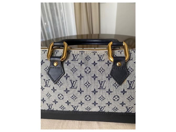 Louis Vuitton Alma Long Monogram Denim - Blu Grigio Monogramma - vista 11