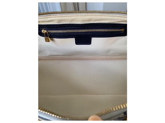 Louis Vuitton Alma Long Monogram Denim - Blu Grigio Monogramma - vista 12