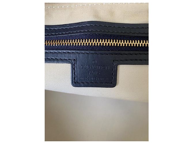 Louis Vuitton Alma Long Monogram Denim - Blu Grigio Monogramma - vista 13