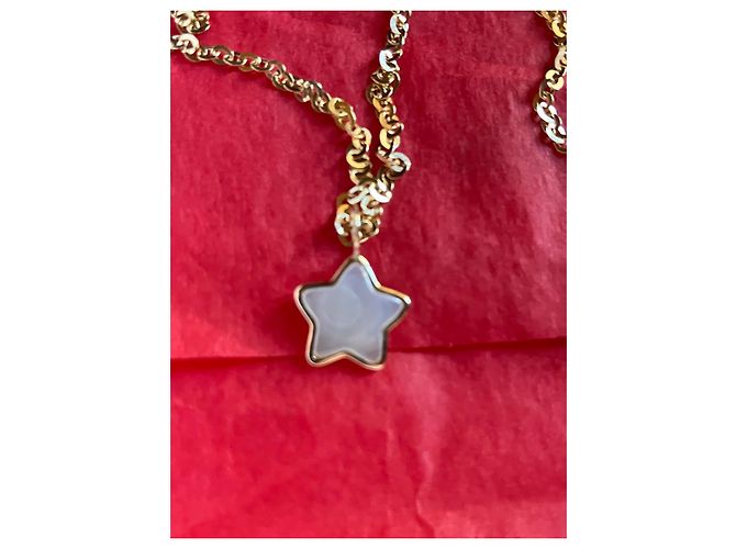 Autre Marque Collana in oro 14k con pendente a stella in madreperla D'oro - vista 5
