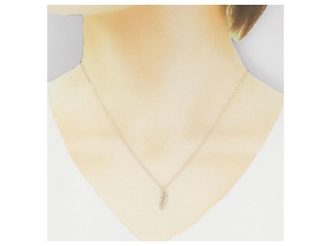 Autre Marque Collana con diamante Au750 Rosa - vista 6