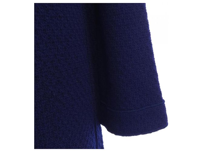 Chaqueta Chanel sin cuello Azul Azul marino - vista 6