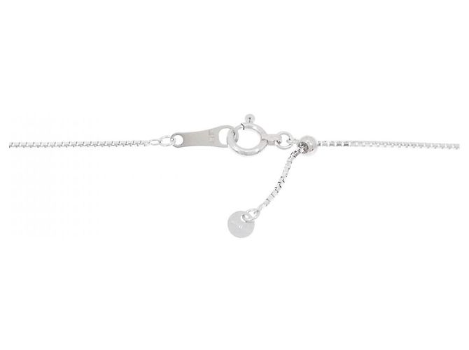 Autre Marque Collana con Diamanti K18WG Argento - vista 5