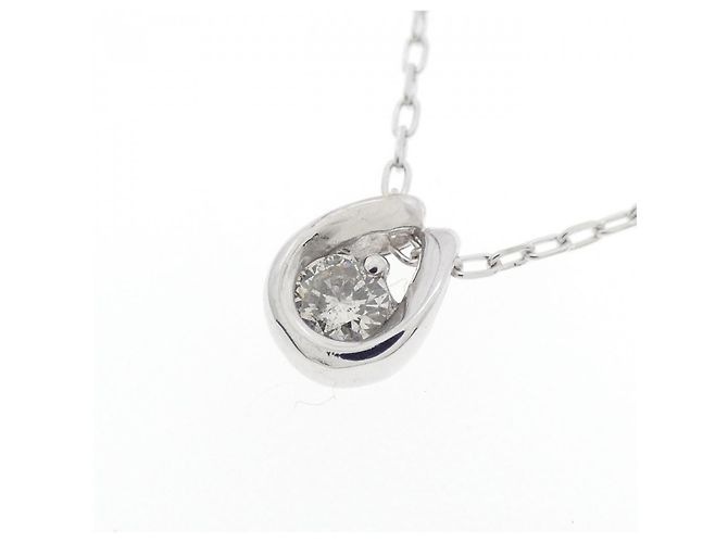 Autre Marque Collana in oro bianco Au750 e diamanti Argento - vista 3