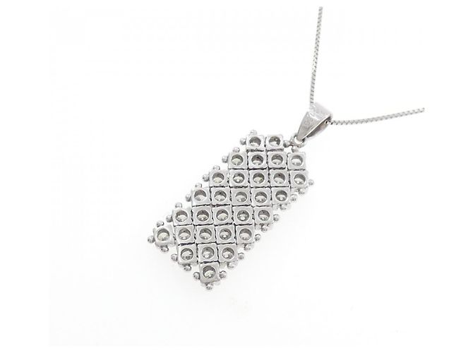 Autre Marque Collana in platino con diamanti PT900 PT850 Argento - vista 4
