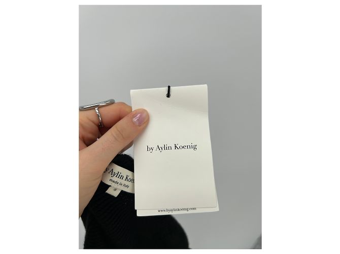 Autre Marque Top de lana negro BY AYLIN KOENIG - vista 6