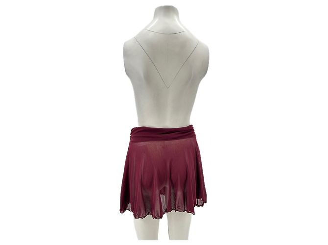 Free People Minifalda de tul granate Burdeos - vista 2