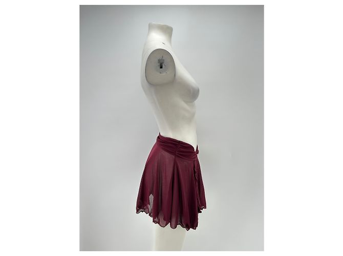 Free People Minifalda de tul granate Burdeos - vista 3