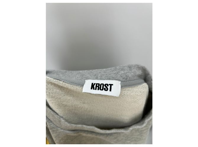 Autre Marque Sudadera con capucha KROST gris de algodón - vista 5