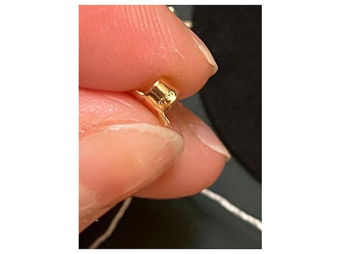 Autre Marque Orecchini TOUS Bear Pearl in oro 18k Bianco D'oro - vista 9