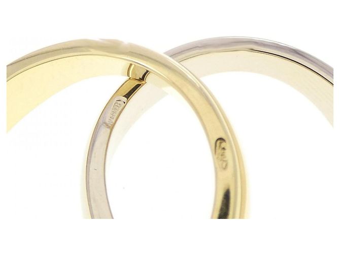 Anello Cartier Love Me Oro Bianco e Giallo - vista 4