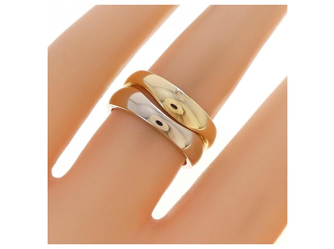 Anello Cartier Love Me Oro Bianco e Giallo - vista 5