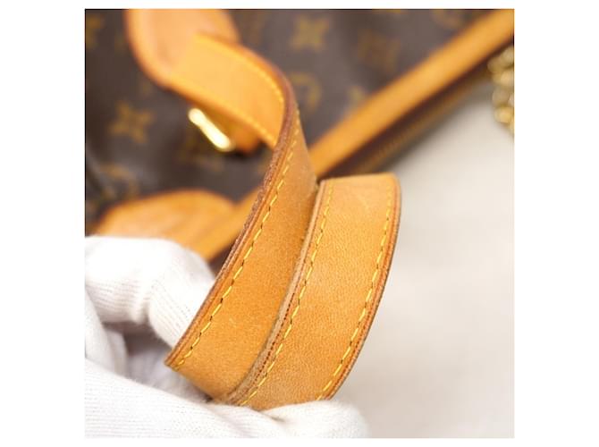 Borsa Louis Vuitton Monogram Palermo PM Marrone - vista 11