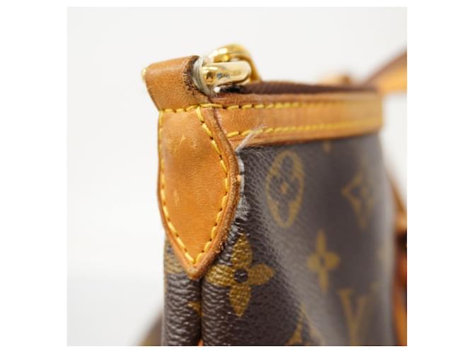 Borsa Louis Vuitton Monogram Palermo PM Marrone - vista 8