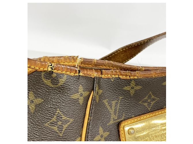 Borsa a Spalla Louis Vuitton Monogram Galliera PM Marrone - vista 7