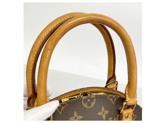 Borsa Louis Vuitton Monogram Ellipse PM Marrone - vista 9