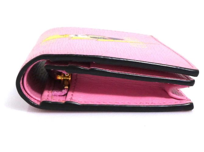 Gucci Bi-Fold Wallet aus rosa Leder Pink - Ansicht 3