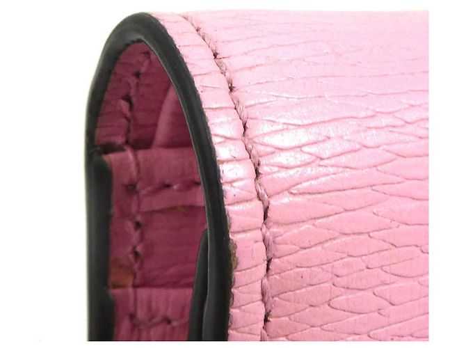 Gucci Bi-Fold Wallet aus rosa Leder Pink - Ansicht 6