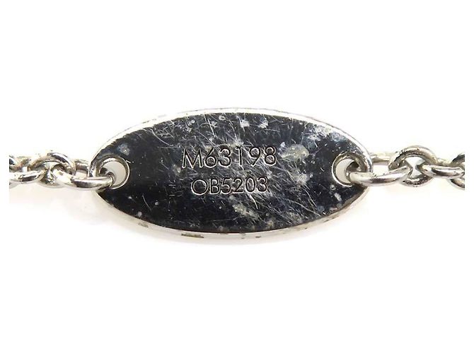 Bracciale Louis Vuitton Essential V in metallo Argento - vista 10