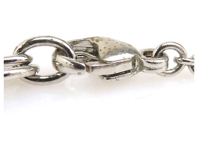 Bracciale Louis Vuitton Essential V in metallo Argento - vista 6