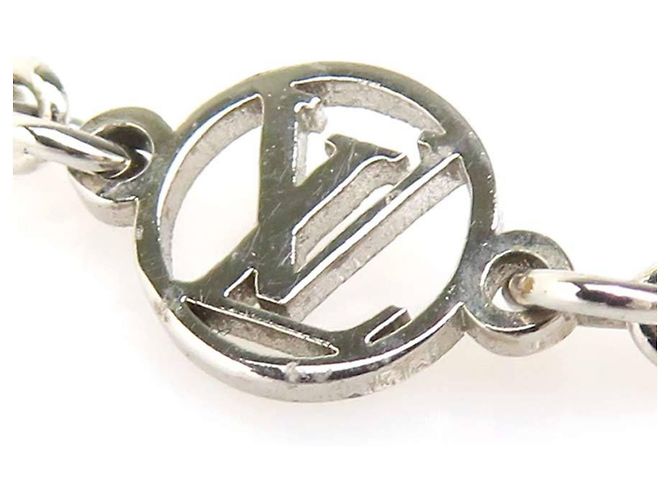 Bracciale Louis Vuitton Essential V in metallo Argento - vista 7