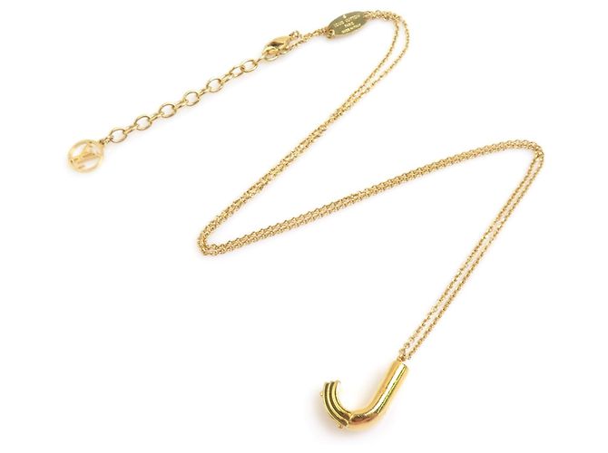 Collana Louis Vuitton LV&ME Initial J Metal Gold - vista 2