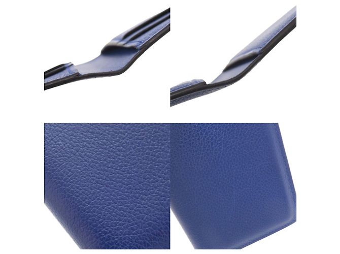 Hermès Tarjetero Hermes en Blue Royal Azul - vista 10
