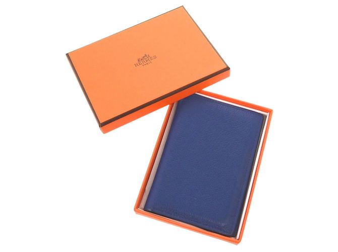 Hermès Tarjetero Hermes en Blue Royal Azul - vista 2