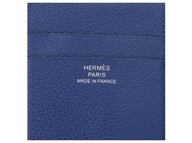 Hermès Tarjetero Hermes en Blue Royal Azul - vista 6