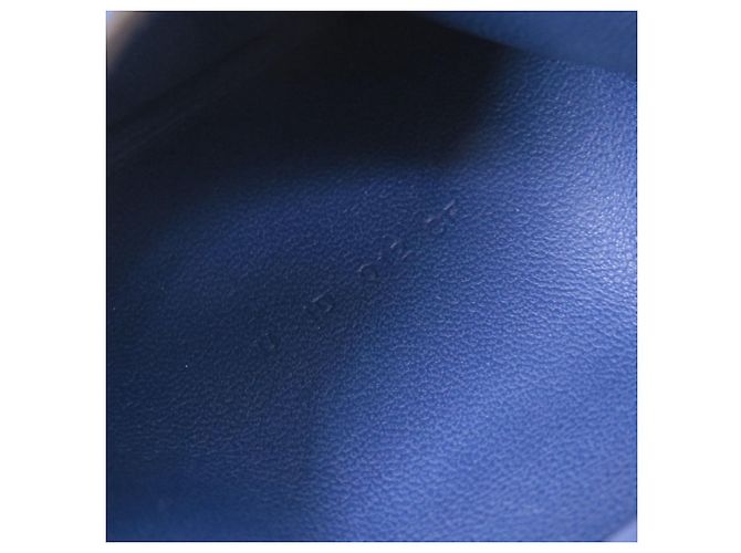 Hermès Tarjetero Hermes en Blue Royal Azul - vista 7