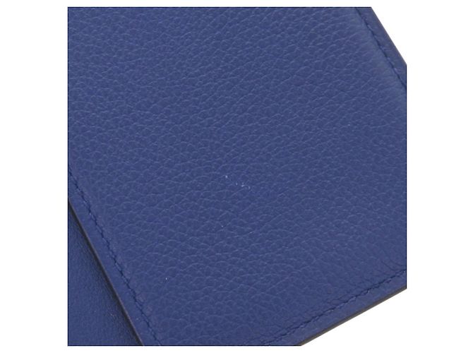 Hermès Tarjetero Hermes en Blue Royal Azul - vista 9