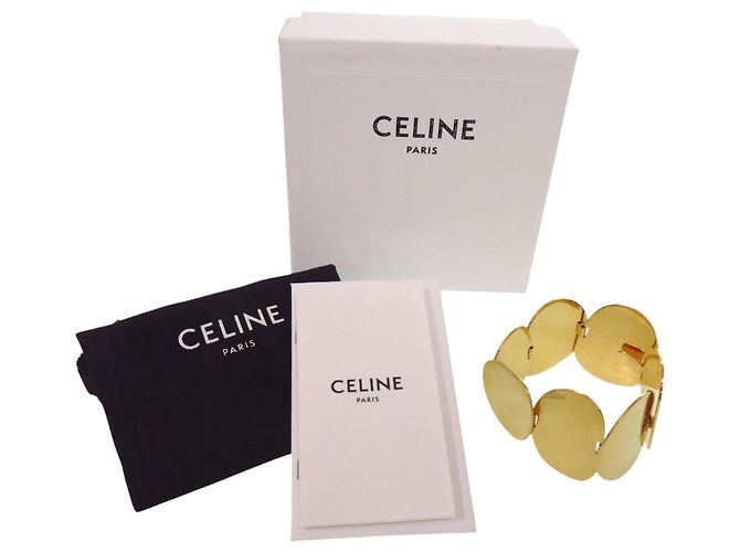 Céline Bracciale rigido in metallo dorato Celine FCA2294 D'oro - vista 2
