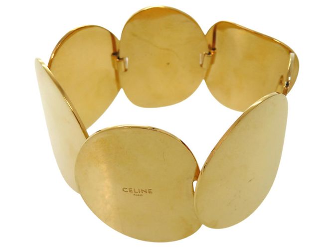 Céline Bracciale rigido in metallo dorato Celine FCA2294 D'oro - vista 3