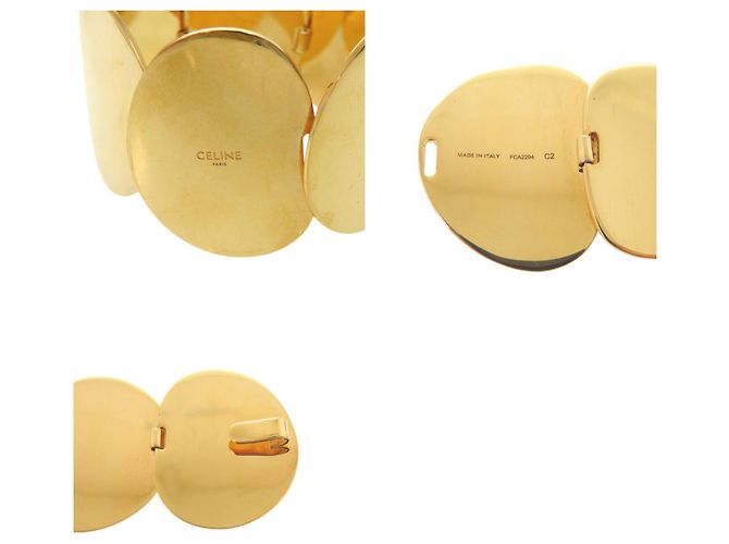 Céline Bracciale rigido in metallo dorato Celine FCA2294 D'oro - vista 4