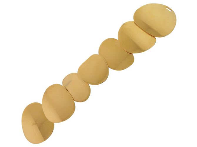 Céline Bracciale rigido in metallo dorato Celine FCA2294 D'oro - vista 5