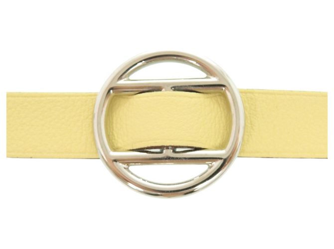 Hermès Pulsera Charm Petit H Hermes Amarillo Azul claro - vista 3