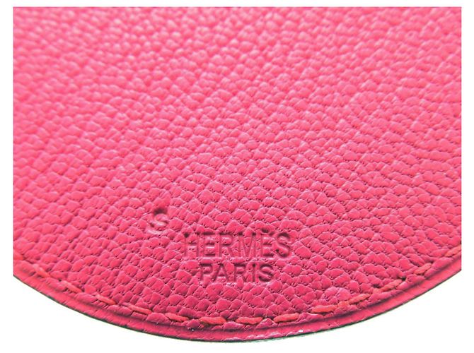 Hermès Charm per borsa Hermes Chevre Mysore Rose Shocking Rosa - vista 3