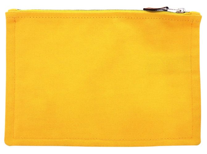 Hermès Hermes Flat Pouch PM in Yellow - view 2