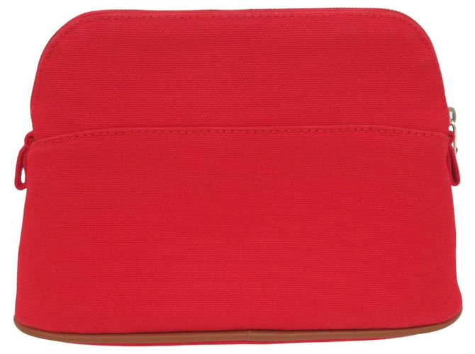 Hermès Borsa a mano mini pochette Bolide Hermes Marrone Rosso - vista 2